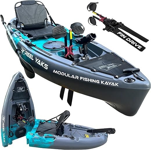 Reel Yaks 9.5 ft Modular Pedal Fishing Kayak Review: Hands‑Free, Compact & 380 lb Capacity